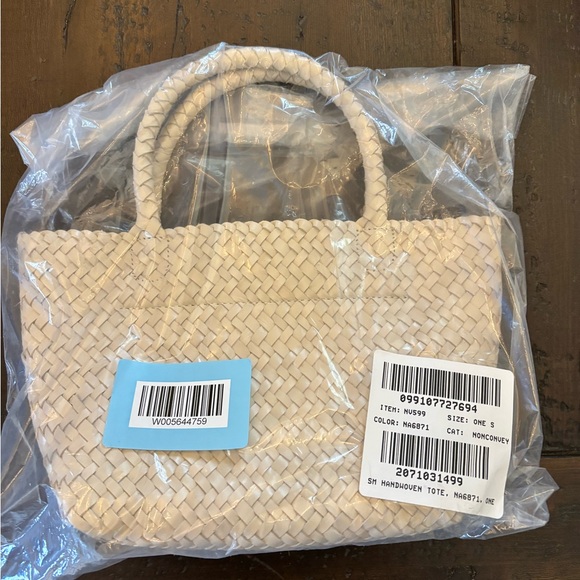 NWT Madewell Hand Woven Mini Tote Bag - Picture 3 of 11